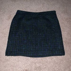 Black, Green, and Blue Ann Taylor Skirt 🖤💚💙